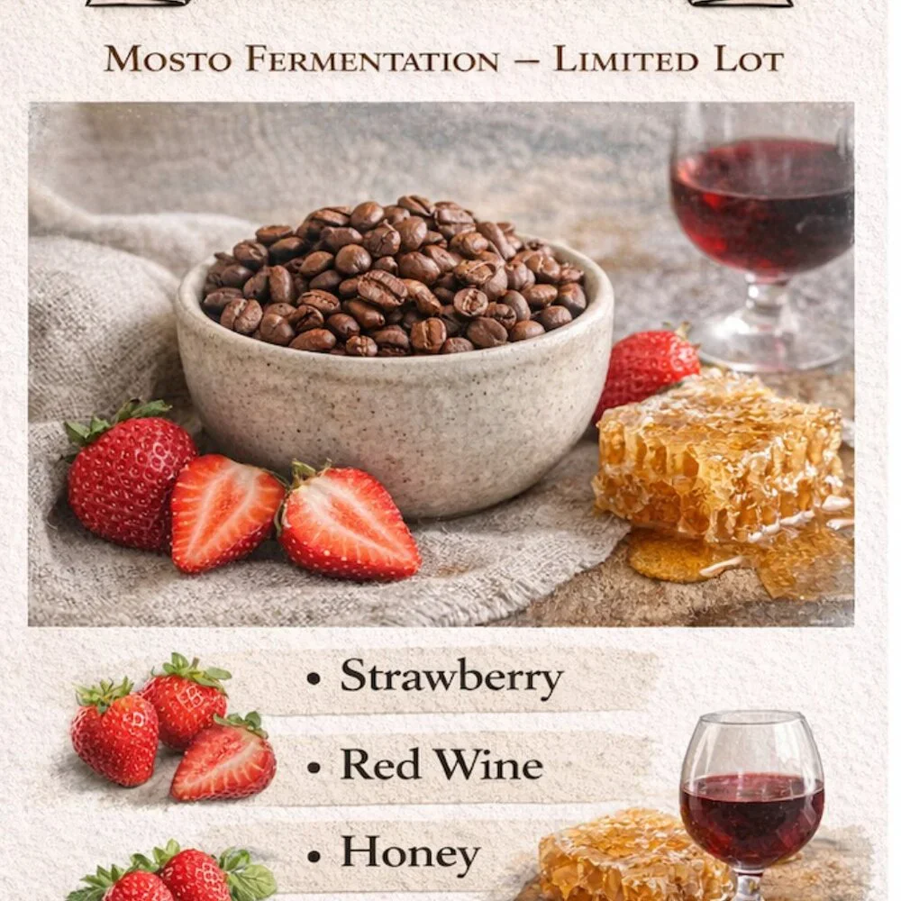 Limited Mosto Fermented Coffee – Anaerobic Natural Caturra |Guatemala